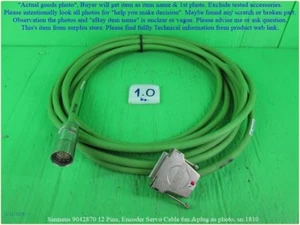 Siemens 9042870 Cavo servo encoder 12 pin 6 m. spina come da foto, sn:1810. - Foto 1 di 12