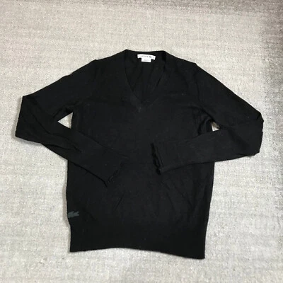 Suéter Lacoste Para Mujer 34 Cachemira Preppy Cuello en V Cocodrilo ALLIGATOR Pullover Foto 1 de 4