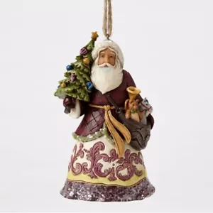 Jim Shore SANTA VICTORIANA CON ÁRBOL Y BOLSO ADORNO COLGANTE 4053699 NUEVO EN CAJA - Imagen 1 de 1
