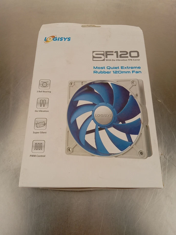 LOGISYS 120mm Extreme Quiet Rubber Fan SF120 - Image 1 of 2