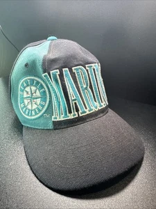 Rare 90s Vintage Tri Power The Natural Starter Seattle Mariners Snapback Hat - Picture 1 of 9