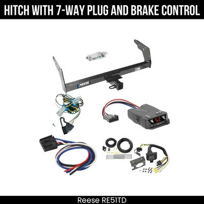 Reboque de engate PKG+ controle de freio para 98-00 Isuzu Hombre 98-04 Chevy S10 GMC Sonoma - Imagem 1 de 4