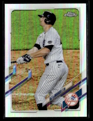 2021 Topps Chrome #105 DJ LeMahieu Refractor Card New York Yankees - Image 1 of 2
