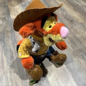 Vintage 12" Tigger as Woody DISNEY STORE Plush Winnie the Pooh Friend Tiger - Picture 1 of 9