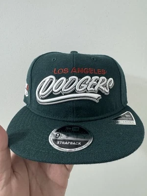 Born X Raised Sign Green Wool Retro Crown 9Fifty Adjustable Dodgers - Rare! - Image 1 of 4