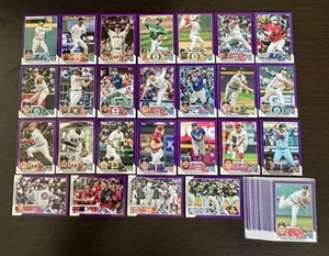 (46x) 2023 Topps PURPLE SP (MEIJER) LOT-ROOKIES RC-SWANSON-CASTILLO-SUAREZ-MORE! - Picture 1 of 5