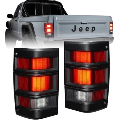 Oracle Lights 5909-003 LED Taillights - Red/Clear Lens (Pair) For Jeep Comanche - Image 1 of 3