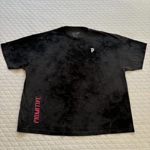 Camiseta Dragon Ball Z X Primitive Negra Gris Tie Dye Super Goku Toei Talla 2XL - Imagen 1 de 15
