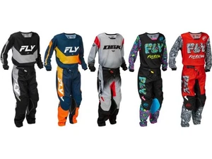 Fly Racing Youth Kinetic DBK Jersey & Pant Combo Set MX/ATV/BMX Riding Gear '26 - Picture 1 of 43