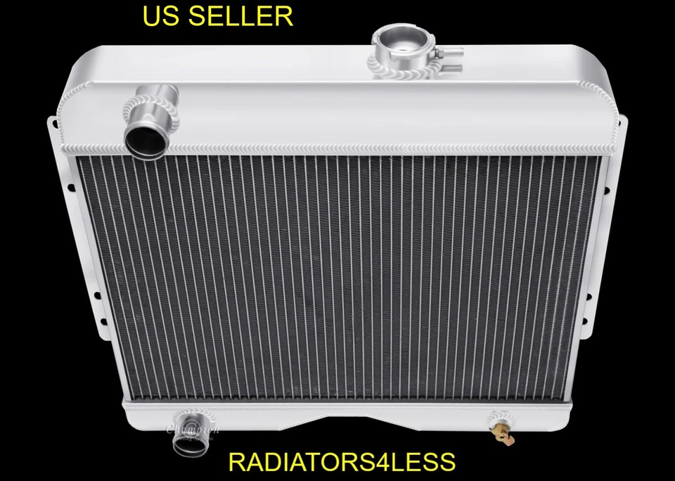 NEW CHAMPION 3 ROW ALL ALUMINUM RADIATOR 1949-1964 JEEP TRUCK WILLYS CC4964 - Image 1 of 3