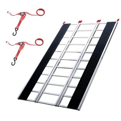 VEVOR 85" x 54" Extra Wide Aluminum Foldable Ramp 1500LBS Capacity Loading Ramp - Image 1 of 4