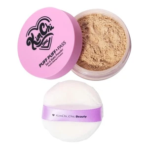 KimChi Puff Puff Pass Peachy Loose Setting Powder Reispuder Beauty Face Puff - Bild 1 von 7