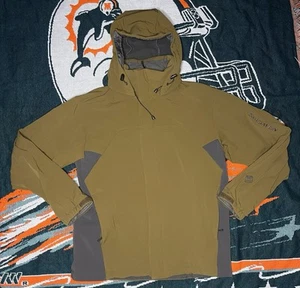 Salomon Clima Pro 3 In 1 Winter Jacket Mens M Tan Zip Out Liner Snowboard Ski - Picture 1 of 24