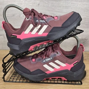 Adidas Terrex AX4 Gore-Tex Para Mujer Talla UK 4.5 Borgoña Rosa Zapatos de Senderismo  - Imagen 1 de 14