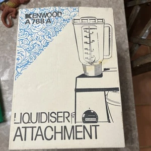 KENWOOD CHEF - Plastic Liquidiser Attachment- A788A (A701, A701a) REPLACEMENT - Picture 1 of 14