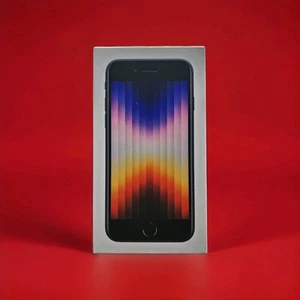 Verizon Apple iPhone SE 2022 (3) 64GB Black - Prepaid Smartphone Factory Sealed - Afbeelding 1 van 2