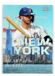 2022 Topps Chrome #HOC-4 Pete Alonso Heart of the City - Bild 1 von 2