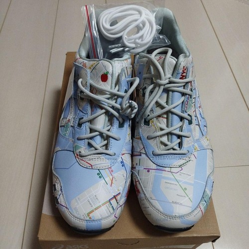 Scarpe Asics GEL LYTE 3 OG NYC Subway Map Uomo 10 US mai usate