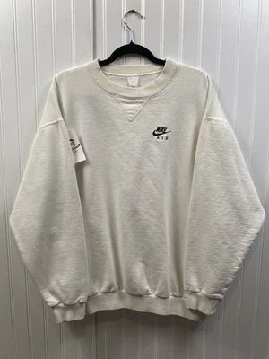 Sudadera de Colección Años 90 Nike Air Mini Swoosh Cuello Redondo Talla XL Logo Bordado Foto 1 de 4