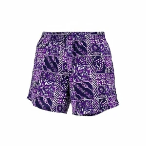 Champion Sport Shorts Herren lila gemustert Badehose Freizeit Activewear M - Bild 1 von 9