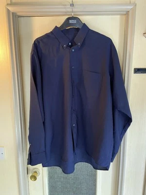 Silk Shirt Hand Made In Tunisia XL Purple. - Image 1 of 4