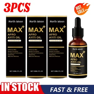 3X Max+ Afro AyitiOil HerbalOil for ManEnhances Male BoostsCirculation HO T - Picture 1 of 14