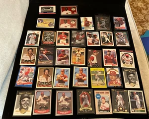 Lot of 35 , Cincinnati Reds. Johnny Bench, Ken Griffey,Swindell, Oliver, Larkin - Picture 1 of 13