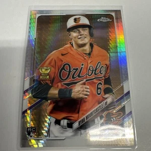 2021 Topps Chrome Ryan Mountcastle Prism Refractor Rookie RC Orioles SP - Bild 1 von 6