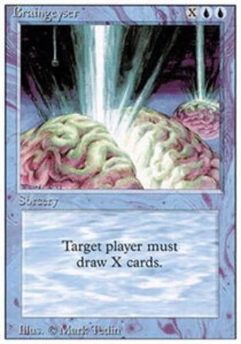 MTG Braingeyser, Light Play, English Revised Edition - Image 1 of 1