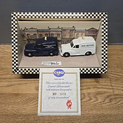 Corgi Classics D13/1 Morris Minor Police Vans 2 Model Set - Image 1 of 4