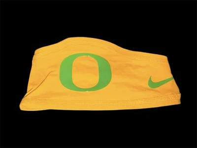 Oregon Ducks Player Exclusive Nike Football Yellow Headband Team issued GAME USE - Image 1 of 2