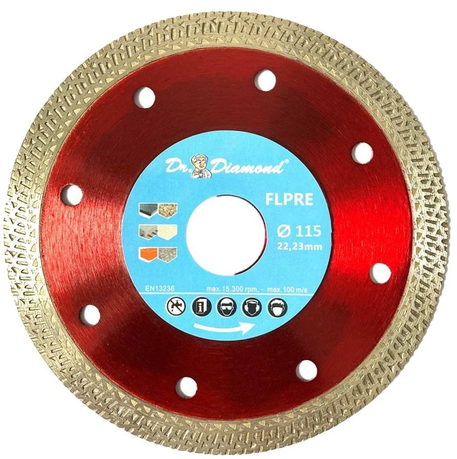 Profi Diamantscheibe 125 mm Fliesen Granit Feinsteinzeug DiamantTrennscheibe - Bild 1 von 4