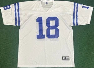 Peyton Manning 1998 Starter Indianapolis Colts White Vintage Jersey Size 52 XL - Picture 1 of 12
