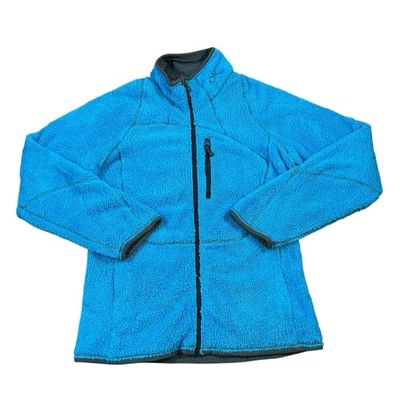 Chaqueta polar Burton AK cremallera completa azul talla XL bolsillos Foto 1 de 4