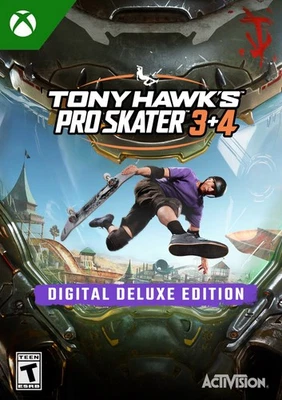 Tony Hawk's Pro Skater 3 + 4 Digital Edición Deluxe - Xbox - CÓDIGO Envío Solo Foto 1 de 4