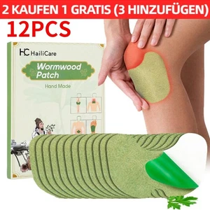 12 Stück Wellnee Knee Pain Relief Patches Wormwood Sticker/Neck/Waist Joint Ache - Bild 1 von 17