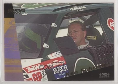 1995 Hi-Tech Brickyard 400 Gold Foil Ken Schrader #60 - Image 1 of 2