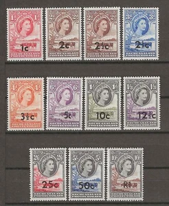 BECHUANALANDIA 1961 SG 157/167b MNH - Imagen 1 de 2