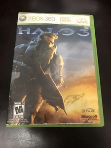 HALO 3 TRES X-BOX XBOX 360 FUNDA JUEGO COMPLETA Y MANUAL NES HQ - Imagen 1 de 2