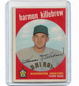 HARMON KILLEBREW 1959 Topps Baseball Vintage High #515 SENATORS - VG+ (ME)