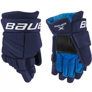 Bauer x Gloves Ice Hockey Inline Roller Hockey Gloves Senior and Junior Sizes - Picture 1 of 3