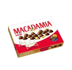 Macadamia Schokolade große Schachtel Meiji einzeln verpackt Geschenk Mitbringsel 180g - Bild 1 von 3