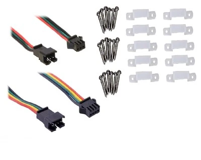 RTU Connectors and Hardware for 5050 LEDs WS2812, APA102, WS2811, SK9822 Striplights