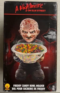 Nightmare On Elm Street Freddy Krueger 15" Halloween Candy Bowl Holder by Rubies - Picture 1 of 9