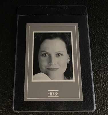 Sigourney Weaver Card 1991 Face To Face Game Canada Games Alien Aliens Actress - Image 1 of 4