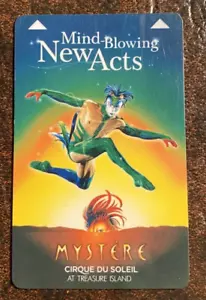 Mystere NEW ACTS Cirque Du Soleil (Isola del Tesoro) Las Vegas, NV - Chiave della Camera - Foto 1 di 1