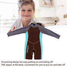 Kids Wetsuit 2.5mm Neoprene Long Sleeve Fullsuit Back Drawstring Warm Keepin GOF