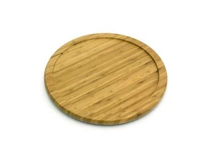 Kitchen Turntable Bamboo Wood 10" Making spices/condiments Hand wash Ecological - Picture 1 of 4
