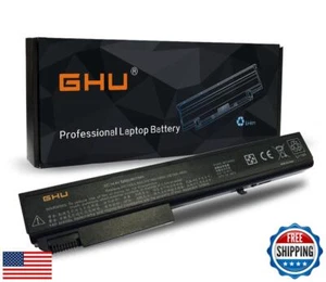 GHU New Laptop Battery 75wh Replacement for HP EliteBook 8530P 8530W 8540P 85 - Picture 1 of 5