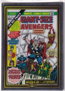 Topps Marvel Chrome 2024 No. MG-3 Giant-Size Avengers (Regular Size) - Picture 1 of 2